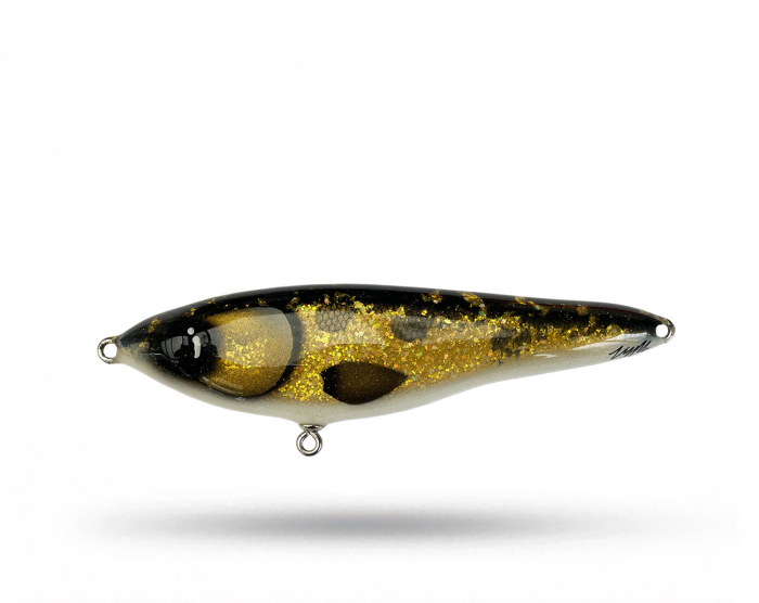 Ulm Gigajerk Jr - Glitter Walleye i gruppen Fiskedrag / Jerkbaits hos Örebro Fiske & Outdoor AB (Gigajerk Jr Walleye)